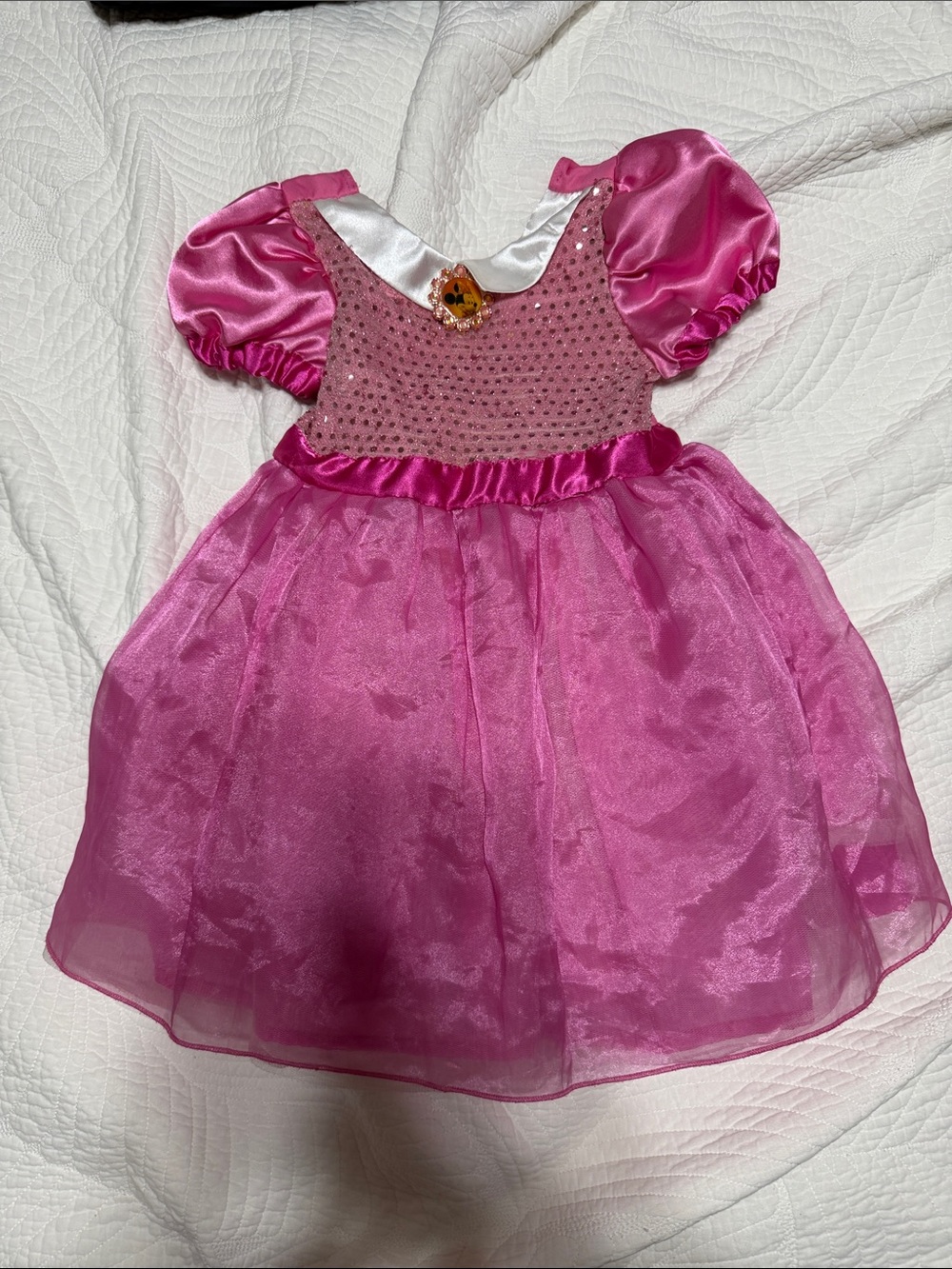 Disney Minnie Mouse Pink Princess Tulle Dress for Kids size 3/4